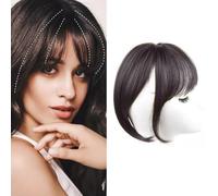 RPAEOY Frange Clip Cheveux Naturels Synthétique Légère Invisible Extension Capillaire Réaliste Aspect Naturel