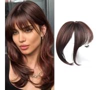 RPAEOY Frange Clip Cheveux Naturels Synthétique Légère Invisible Extension Capillaire Réaliste Aspect Naturel