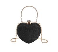 RPAEOY Pochette Femme Coeur Sac a Main Soiree Ceremonie Mariage Clutch Bandouliere Chaine Doree Sacs Petit Format Chic Elegante