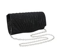 RPAEOY Pochette Femme Soirée Clutch Paillettes Brillante Sac à Main Ceremonie Mariage Bandoulière Chaîne Argentée Chic Elegant