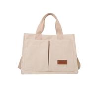 RPAEOY Sac Cabas Femme Bandoulière Sacs à Main Corduroy Velours Côtelé Épaule Plage Shopping Tote Bag Pochette Portable Grande Capacité