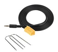 Rpanle Voiture Audio d'entrée Ligne, AUX-in 3,5 mm Auxiliaire Câble Adaptateur d'entrée pour Fiat Grande Punto/Alfa Romeo(2007-Now)(1,5 mètres,Noir)