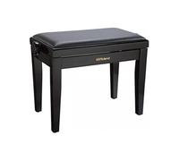 Roland Banc de Piano Finition Ébène Poli avec Assise Plastique rembourrée - RPB-200PE