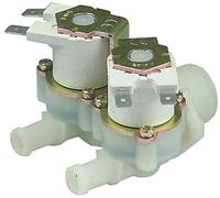 Rpe Valve magnétique plastique 230 V 2 voies compatible avec entrée de Baron 3/4 'sortie Ø 11,5 mm DN 10 également compatible avec bertos, Mbm de Italia