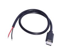RPFROP Câble d'alimentation USB C vers fil nu 30 cm 20 AWG pour charger des appareils USB de type C tels que les téléphones, les tablettes et plus encore