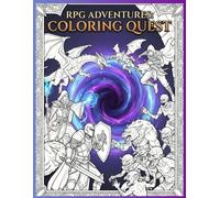 RPG Adventures: Coloring Quest: An Interactive RPG LitRPG Coloring Book with Leveling, Loot, and Monster Battles