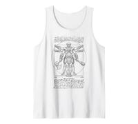 RPG Fantasy Orc Miniature Vitruve Man Leonardo Da Vinci Débardeur