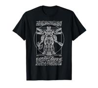 RPG Fantasy Orc Miniature Vitruve Man Leonardo Da Vinci T-Shirt