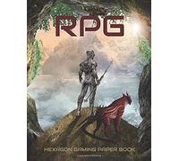 Rpg Hexagon Gaming Paper Book: Create Your Maps For Wargaming And Playing Out Your Board Fantasy Games With This Blank Hex Map Paper
