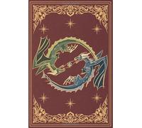 RPG Journal: for pen and paper role players | mixed paper (ruled,dot graph, hex) | perfect for campaign planning, game notes, maps, terrain plans and ... design | fighting dragons design | red