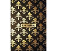 Rpg Journal: Notebook For Role Playing Games Notes, Mapping And Planning. Mixed Paper: Ruled, Graph And Hex Sheets Rpg Gift Ideas Brown Golden Royal Lily