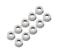 RPGT10T3MO-AK N01 Lot de 10 plaquettes de fraisage en carbure pour aluminium, fraise circulaire R5 pour opérations de finition et de finition