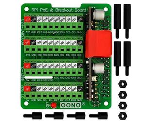 RPi PoE & Terminal Block GPIO Module de carte de dérivation pour Raspberry Pi