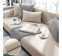 RPixc De Canapé 1/2/3/4 Places, Housse De Canapé Étanche Couvre-canapé Anti-Urine Housse De Canapé Sectionnelle, Meubles Protection pour Chiens Et Chats, Antidérapant, Tissu Chenille Doux…