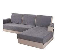 RPixc Housse de canapé étanche Housse de canapé Anti-Urine Housse de canapé pour Animaux de Compagnie Housse de Protection pour canapé,Housse inclinable,Housse de futon,Gris,80X160cm