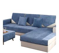 RPixc Housse de canapé imperméable Housse de canapé Anti-Urine Housse de canapé sectionnelle antidérapante pour Chiens Chats Housse de Dossier d'accoudoir inclinable,Bleu Ciel,90 * 240cm