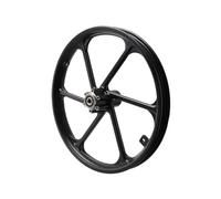RPJFCPCS Moyeu de Roue en Alliage d'aluminium de 16 Pouces, Jante Avant 16 x 1,75 avec Frein à Disque, Compatible avec Les vélos électriques et pliants F16