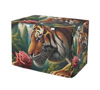 RPLIFE Animal Tiger Housse de cage pour chien - Résistante au vent - Respirante - Pour animaux domestiques d'intérieur - Taille S