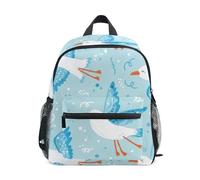RPLIFE Coastal Seagull Sac à dos pour tout-petits filles garçons petits enfants avec étiquette nominative, mini sac à dos de voyage, Mouette côtière bleue, 6-8 Years