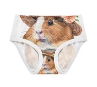 RPLIFE Cochon d'Inde portant un chapeau, culotte pour fille, 2 à 8 ans, Cochon d'Inde portant un chapeau, 8 ans