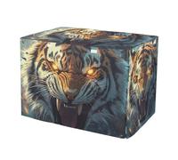 RPLIFE Cool Tiger Housse de cage pour animal domestique avec fenêtres en maille respirante Taille L