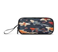 RPLIFE Divers sac à crayons de pêche Koi, trousse à crayons grande pochette spéciale crayon