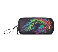 RPLIFE Grande trousse à crayons avec compartiments Motif dragon arc-en-ciel