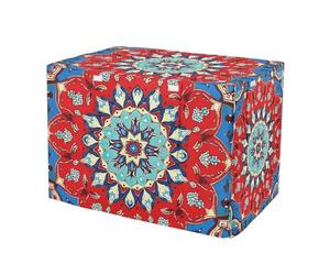 RPLIFE Housse de cage pour chien à motif mandala - Taille universelle - Avec côtés enroulables - Taille XL