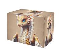 RPLIFE Housse de cage pour chien dragon mignon avec boucle fixe en bas, housses pour cages pour animaux de compagnie, taille S