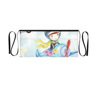 RPLIFE Joli tablier aviateur à la taille pour homme et femme, tablier de serveuse, tablier de jardin avec 3 poches