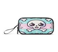 RPLIFE Jolie trousse à crayons de grande capacité avec dessin animé Jolly Roger pour filles