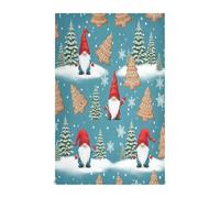 RPLIFE Lot de serviettes de cuisine basiques en vrac de 71,1 x 45,7 cm Motif nains de Noël
