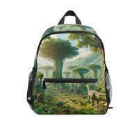 RPLIFE Mini sac à dos Dinosaur World pour tout-petits, garçons et filles, Monde des dinosaures, Small, Sacs à dos cool imprimé football