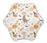 RPLIFE Parapluie pour enfant, parapluie coupe-vent pour école, voyage, activités de plein air, dinosaures mignons pour Halloween