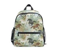 RPLIFE Petit sac à dos vintage cheval pour filles et garçons, Cheval vintage, Small, Sacs à dos cool imprimé football | Sacs à dos légers pour enfants de 3 à 8 ans avec étiquette nominative