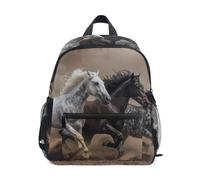RPLIFE Sac à dos cheval pour tout-petits garçons filles enfants sac à dos d'école, cheval, Small, Sacs à dos cool imprimé football