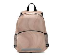 RPLIFE Sac à dos marbré rose poudré rose beige pour tout-petits, garçons et filles, petit sac à dos de voyage de 3 à 6 ans, taille M