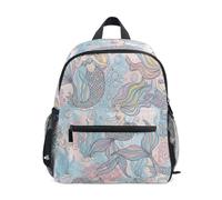 RPLIFE Sac à dos mignon sirène pastel pour filles et garçons, mini sac à dos, Jolies sirènes pastel, Small, Sacs à dos cool imprimé football