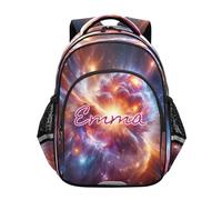 RPLIFE Sac à dos personnalisé Supernova Outburst Nebula pour enfants âgés de 6 à 12 ans Sacs à dos mignons personnalisés pour fille, Nébuleuse Supernova Outburst, 15 Inch, Sacs à dos traditionnels