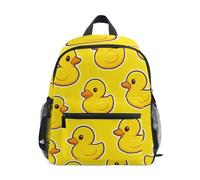 RPLIFE Sac à dos pour tout-petits filles garçons, canard jaune mignon animal sac à dos d'école pour enfants, Canard jaune mignon animal, Small, Sacs à dos cool imprimé football