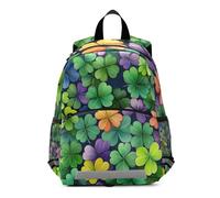 RPLIFE Sac à dos préscolaire, sac à dos Lucky Clover vert pour enfants