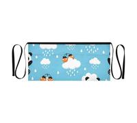 RPLIFE Tablier de serveur court avec 3 poches, joli demi-tablier pour barman, barista, fleuriste