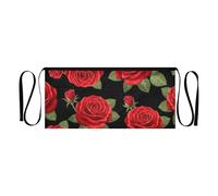 RPLIFE Tablier de serveur court avec 3 poches, joli demi-tabliers pour cuisine, restaurant, jardin