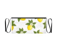 RPLIFE Tablier de serveur court jaune vif avec 3 poches, joli demi-tabliers pour la cuisine et le jardin