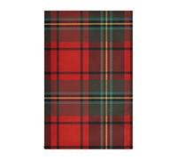 RPLIFE Torchon de séchage absorbant à motif écossais noir, vert, rouge, blanc, 71,1 x 45,7 cm