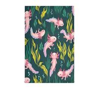 RPLIFE Torchon de séchage vert motif axolotls mignon, 71,1 x 45,7 cm, essuie-mains décoratifs basiques