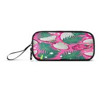 RPLIFE Trousse à crayons avec compartiments pour enfants Motif fruit du dragon tropical Rose