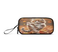RPLIFE Trousse à crayons et marqueurs Motif chat Kung Fu Funny Kung Fu