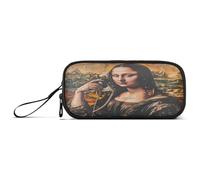 RPLIFE Trousse à crayons, grande trousse, fournitures scolaires, Mona Lisa, one size, Style artistique