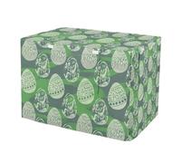 RPLIFE Œufs de Pâques verts pour cage de chien, panneaux de fenêtre en maille, housse de cage pour chien, taille M